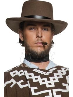 Barna western kalap az EveNue COSTUMES jelmezkölcsönző szalon kínálatából
